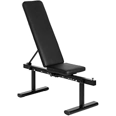 Adjustable Weight Bench, Foldable Workout Bench for Home Gym Use, Weight Bench with 881 LBS Weight Capacity-Black